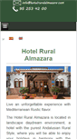 Mobile Screenshot of hotelruralalmazara.com