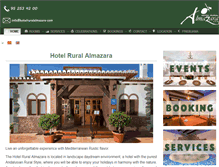 Tablet Screenshot of hotelruralalmazara.com